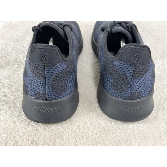 ALLBIRDS Men's Tree Runners Sneakers Size 13 Blue Black Camo Lace Up Shoes - Picture 5 of 6